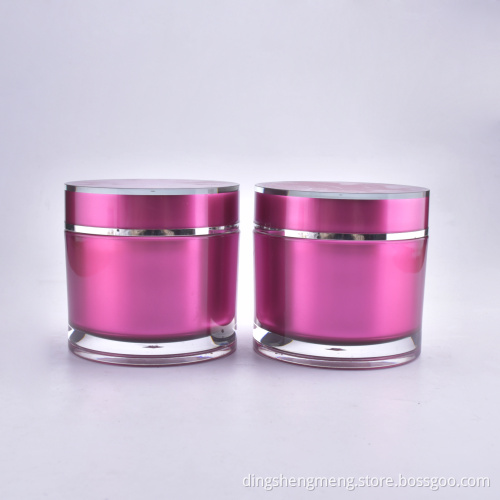 good price low moq jars 100g acrylic packaging cosmetic packaging 50g